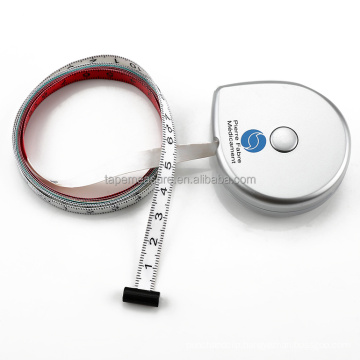 Healthcare Drip Shape Silver BMI Calculator Tape Measure